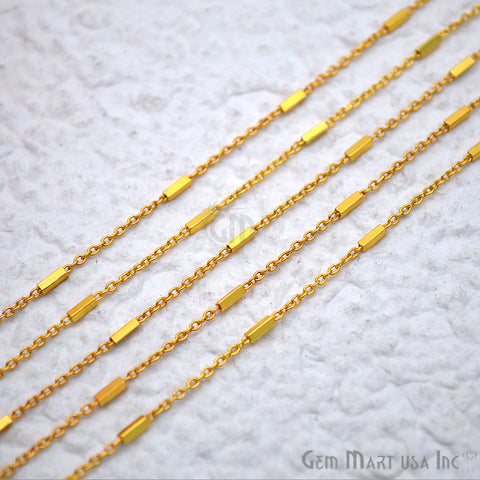 Dainty Gold Plated Wholesale DIY Jewelry Making Supplies Chains -  17.GP-30056 (12x1mm)