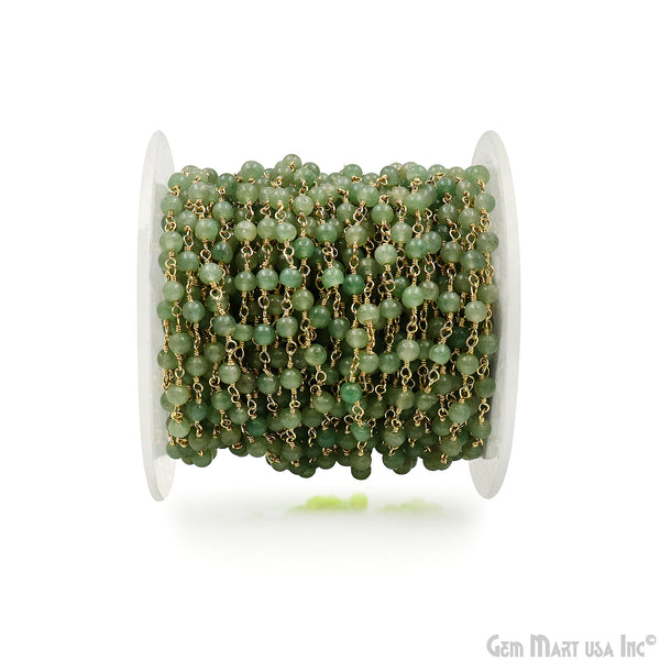 Aventurine Cabochon 3-3.5mm Gold...