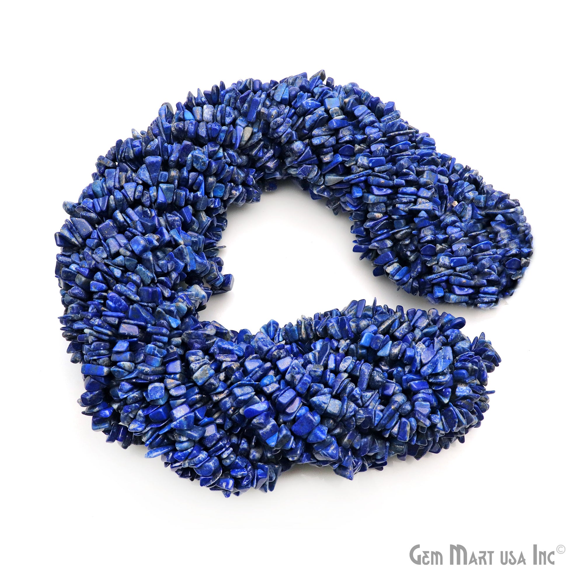 Natural Sodalite Chip Beads, 34 Inch Full Strand (762226212911)