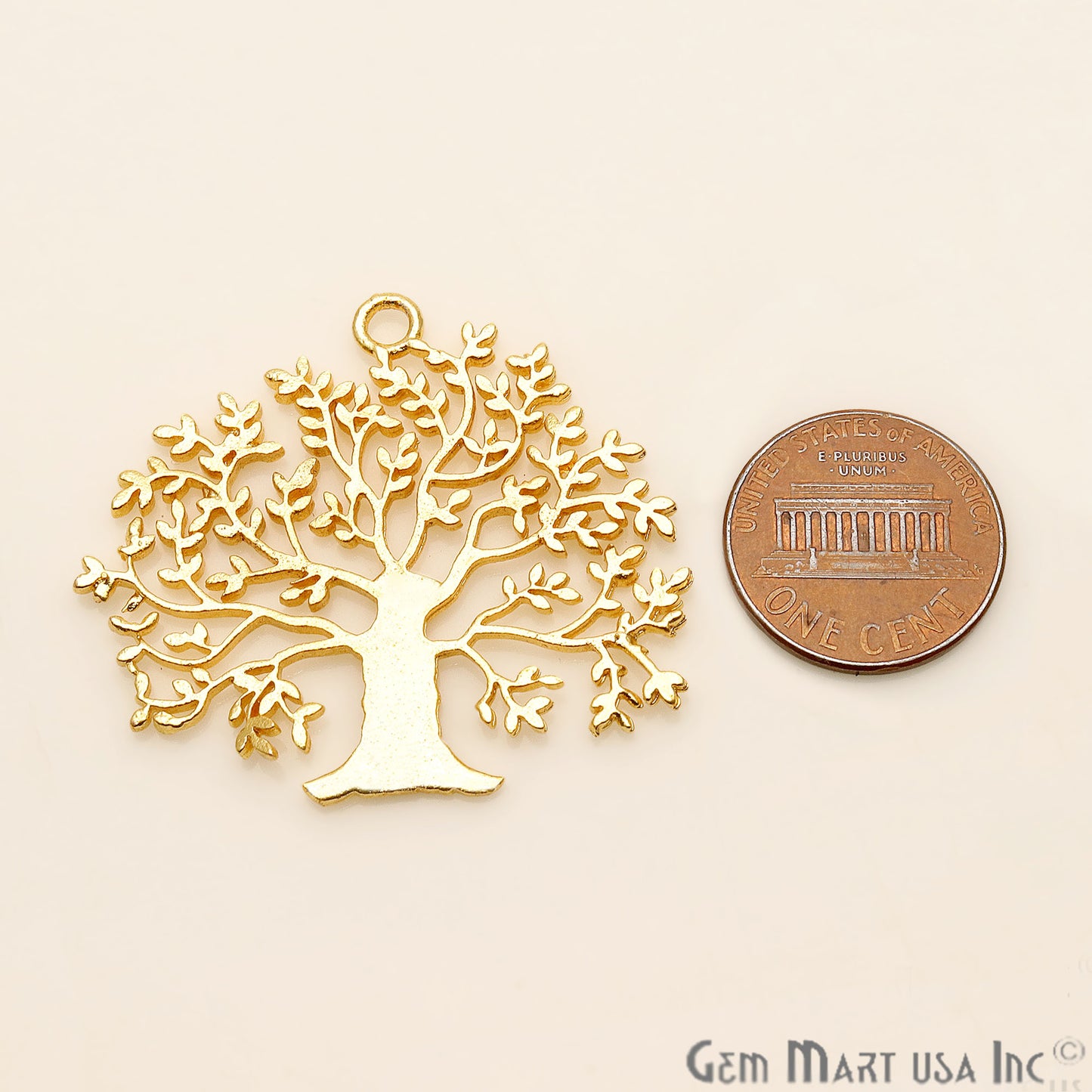 Tree Shape Finding 42x36mm Chandelier Jewelry Charm - GemMartUSA