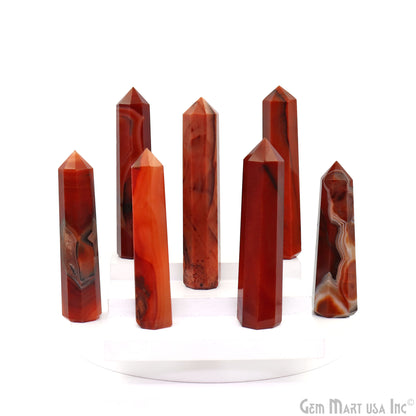 Red Jasper Gemstone Jumbo Tower Crystal Tower Obelisk Healing Meditation Gemstones 2-3 Inch