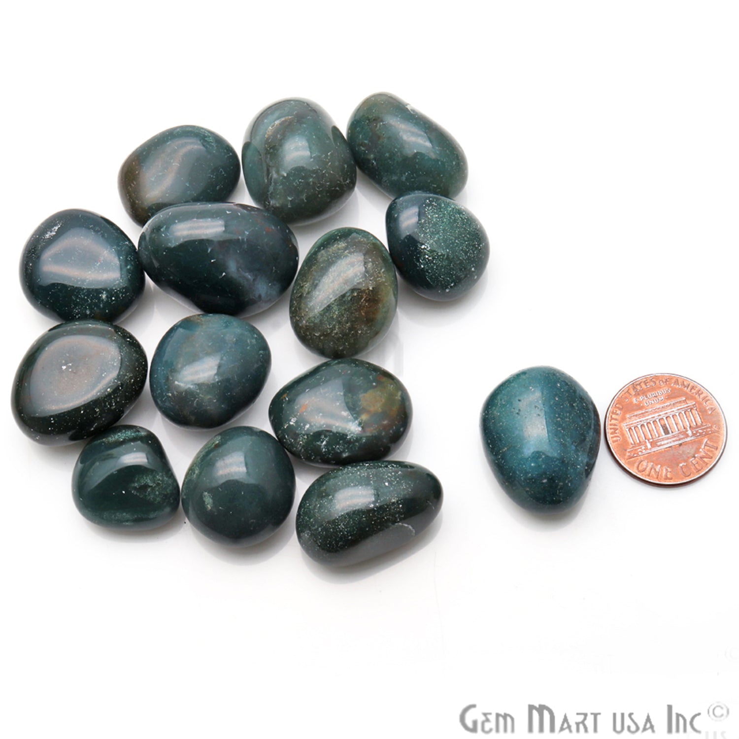 3.53oz Lot Green Aventurine Tumbled Reiki Healing Metaphysical Beach Spiritual Gemstone - GemMartUSA