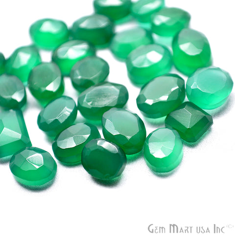 50 Carat Green Onyx Mix Shape Wholesale Loose Gemstones - GemMartUSA