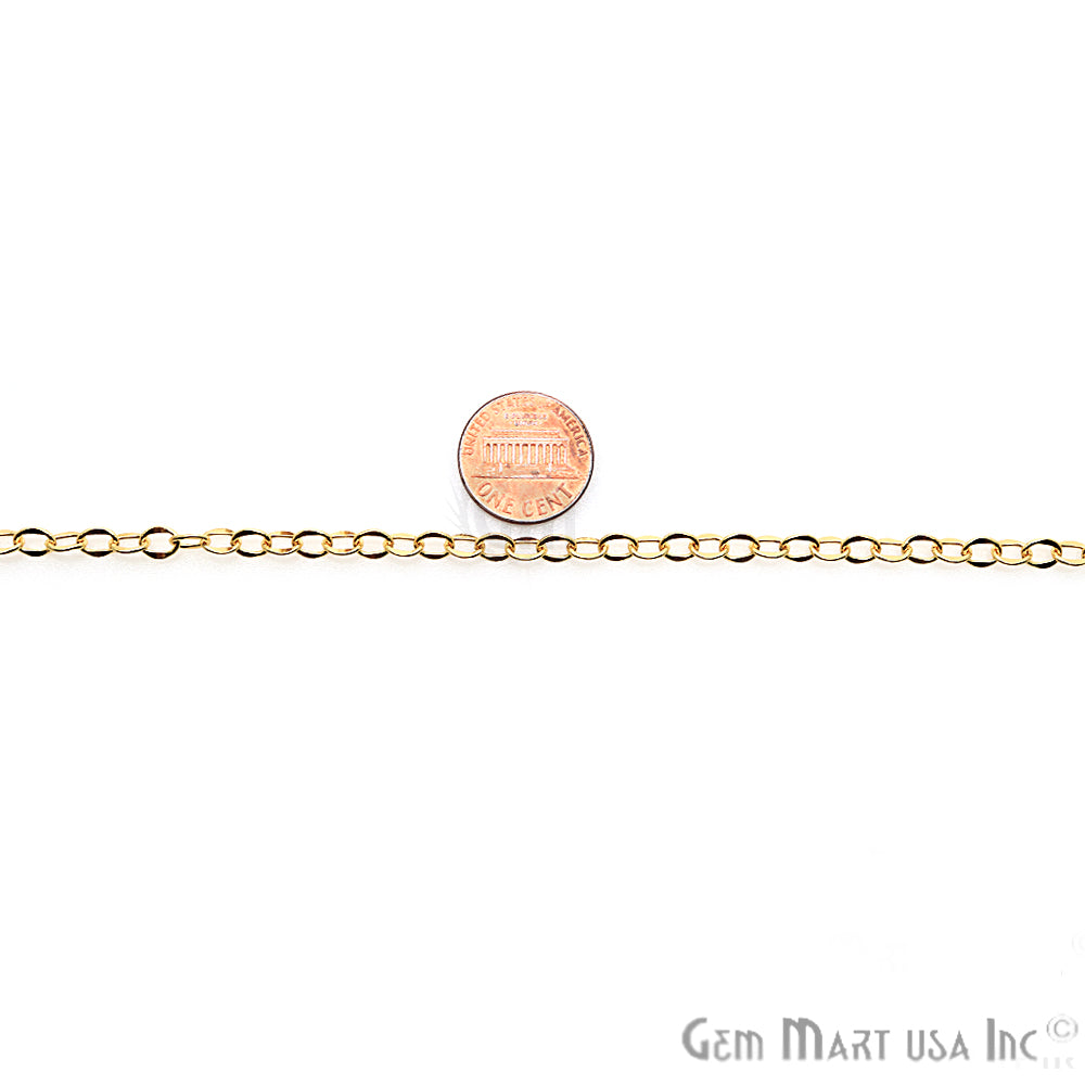 Link Finding Gold Plated Station Rosary Chain - GemMartUSA