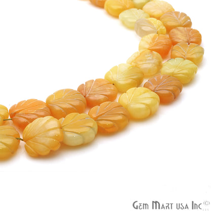 Yellow Opal Square 14mm Crafting Beads Gemstone Strands 8INCH - GemMartUSA