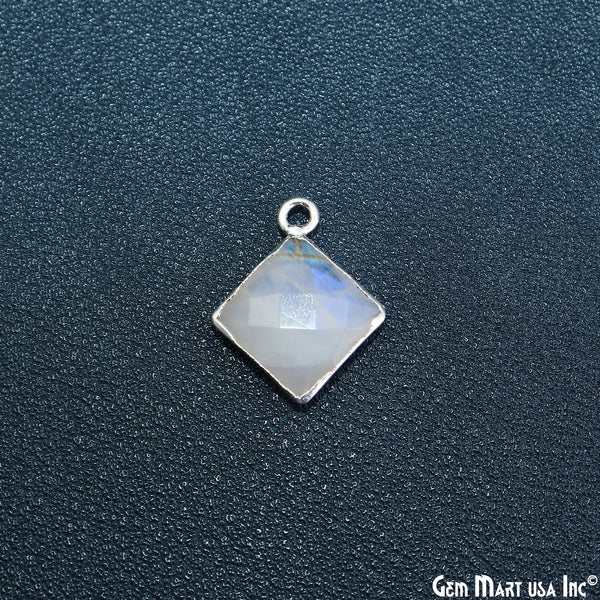 Rainbow Moonstone Square 12mm...