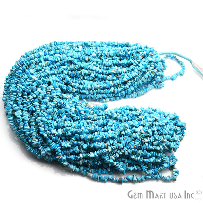 Turquoise Gemstone Nugget Chips Bead 34" Strands (762228113455)