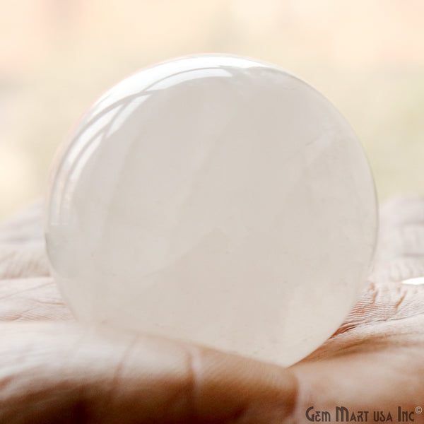 Selenite Gemstone Sphere ball,...