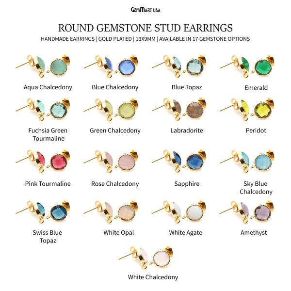 DIY Round 8mm Gold...