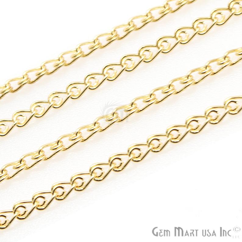 Link Finding Gold Plated Station Rosary Chain