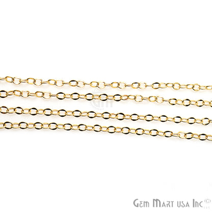 Link Finding Gold Plated Station Rosary Chain - GemMartUSA