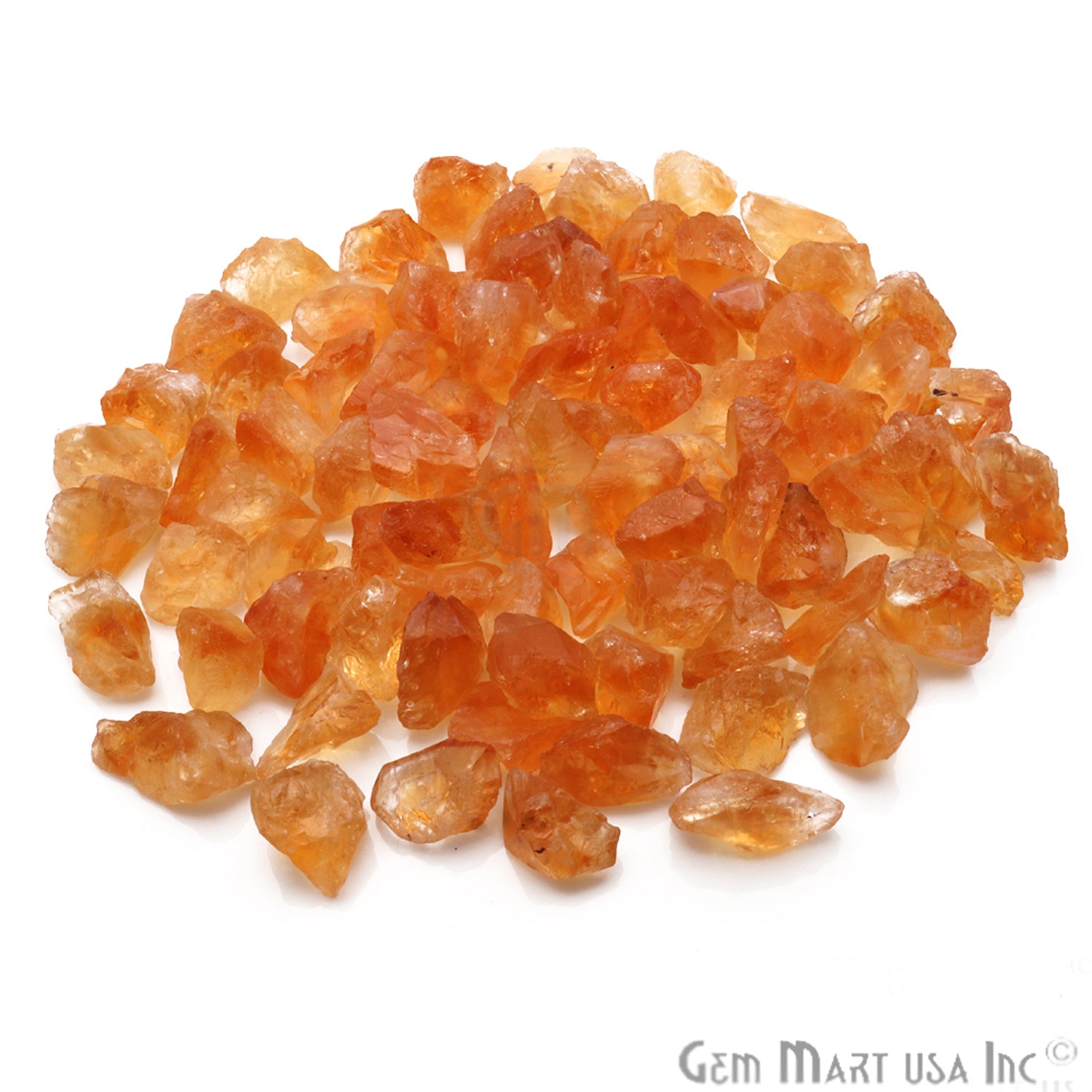 3.53oz Lot Citrine Loose Rough Tiny Birth Gemstone - GemMartUSA
