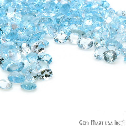 Natural Blue Topaz Mix Shape Loose Gemstones,Precious Stones - GemMartUSA