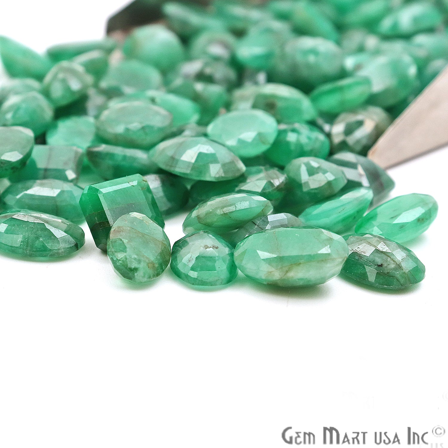 5 cts Emerald 20-10mm May Birthstone Mix Shape Loose Gemstones - GemMartUSA