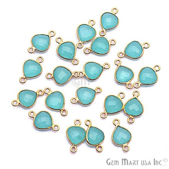 gemstone connector beads, gemstone connector pendant