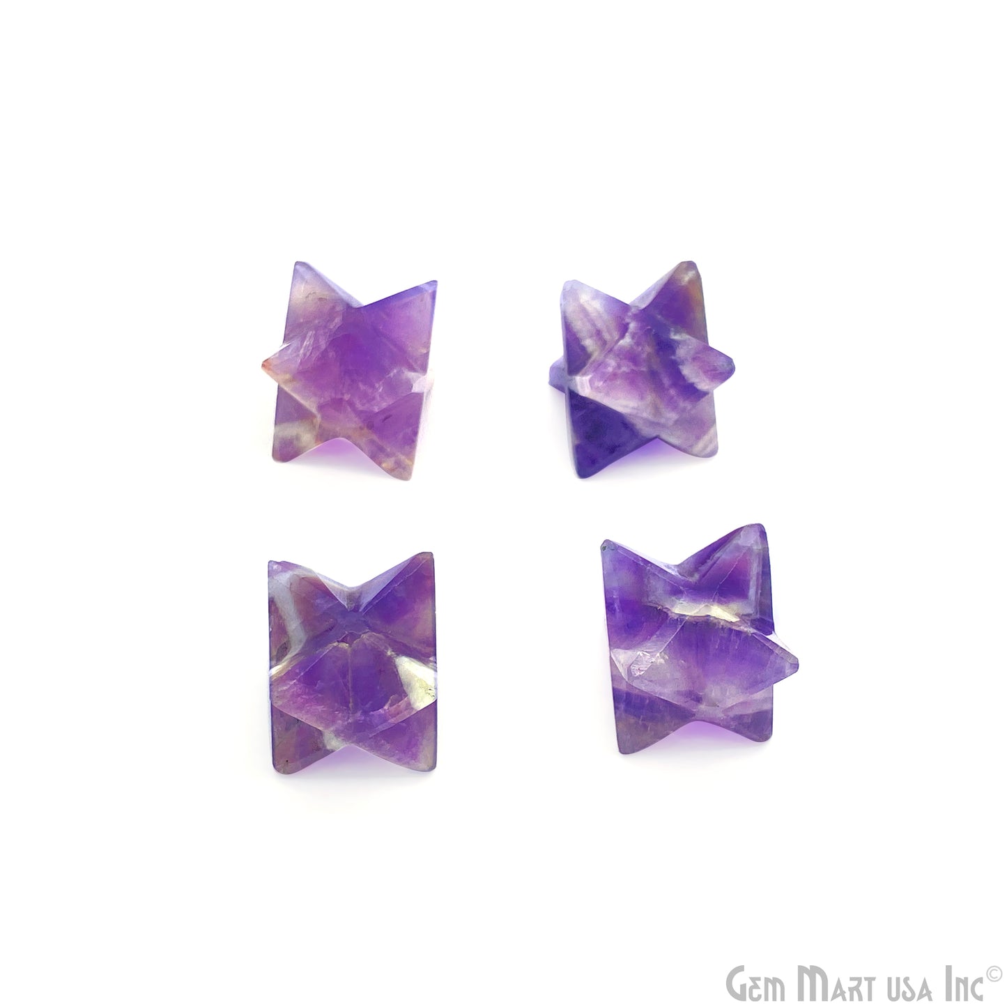 Merkaba Star 17mm Octahedron Metaphysical Crystal Reiki Healing Gemstone