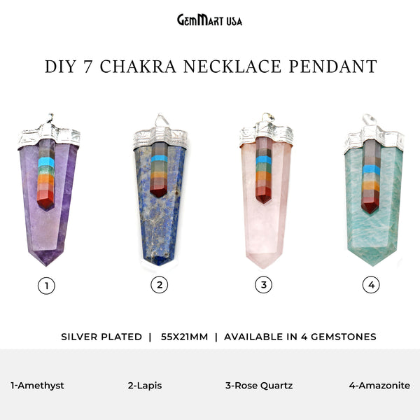 Flat Gemstone 7 Chakra...