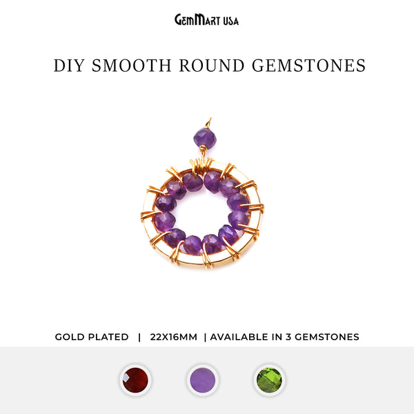 DIY Gemstone 22x16mm Round...