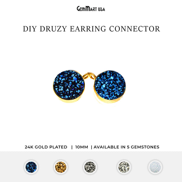 Round Shape 10mm Gold...
