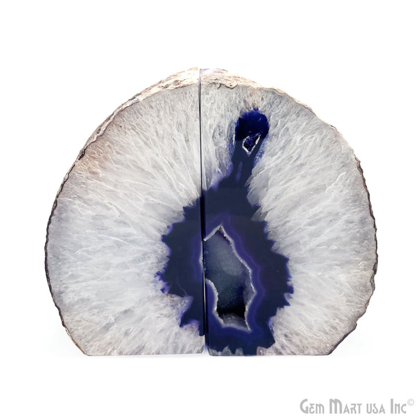Large Geode Bookend. Purple...