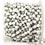 Howlite Jade 6mm Oxidized Wire Wrapped Rosary Chain - GemMartUSA