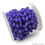Light Purple Jade 8mm Round Oxidized Cabochon Beads Gemstone Rosary Chain