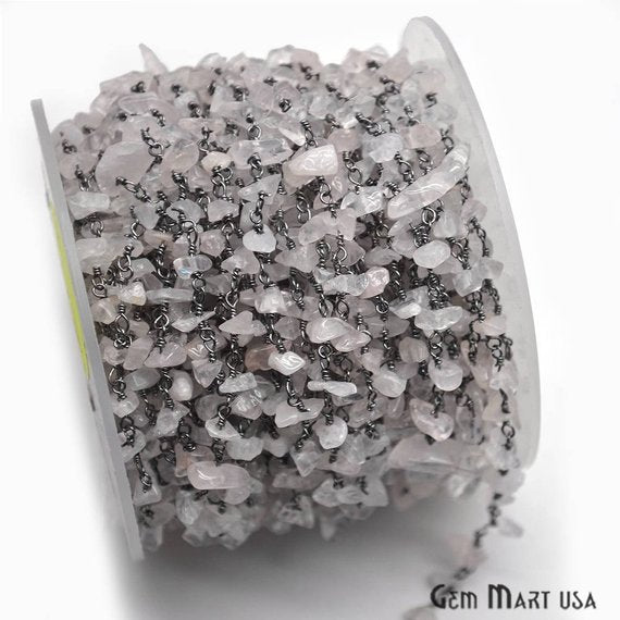 Rose Quartz 4-6mm Nugget...