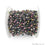 Multi Tourmaline 3-3.5mm Beaded Oxidized Wire Wrapped Rosary Chain