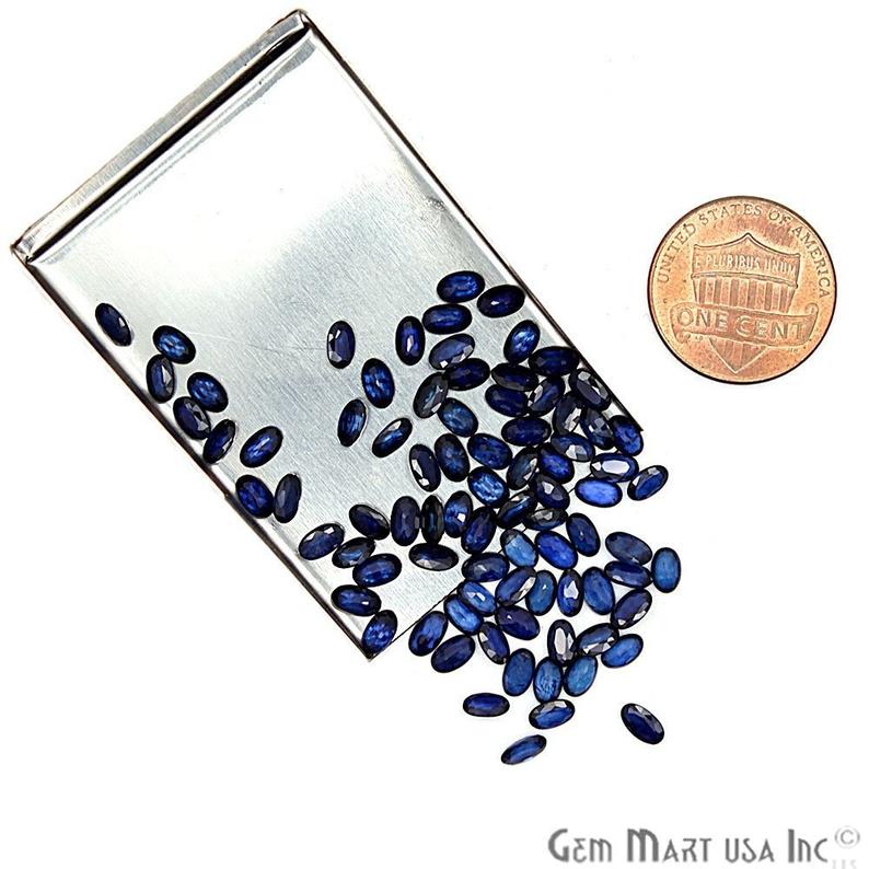 Wholesale Blue Sapphire Oval Shape 5x3mm Loose Gemstones (Pick Your Carat) - GemMartUSA
