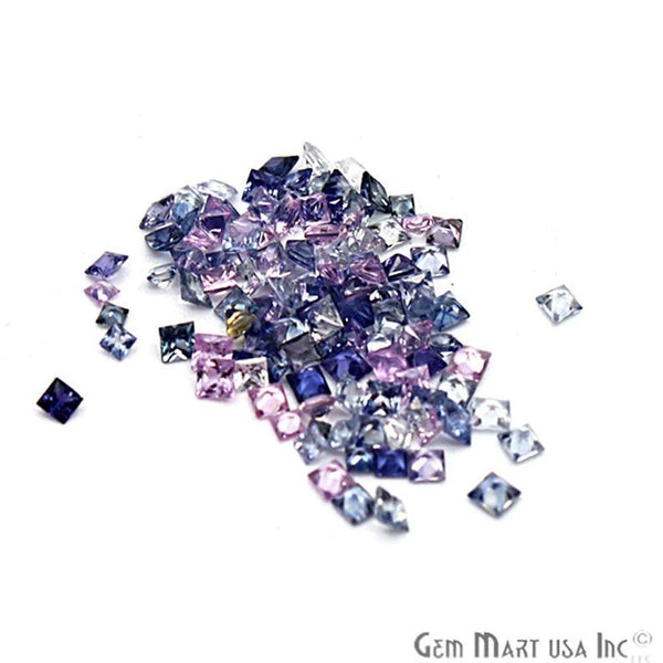 Blue Sapphire Square Gemstone,...
