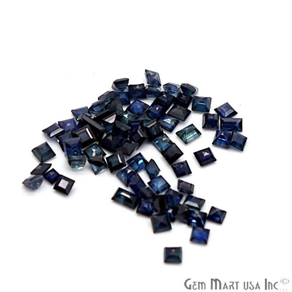 Blue Sapphire Square Gemstone,...