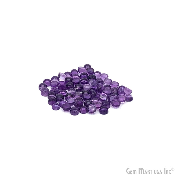 Amethyst Round Gemstone, 3mm,...