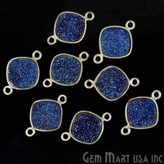 druzy connector beads, druzy connector