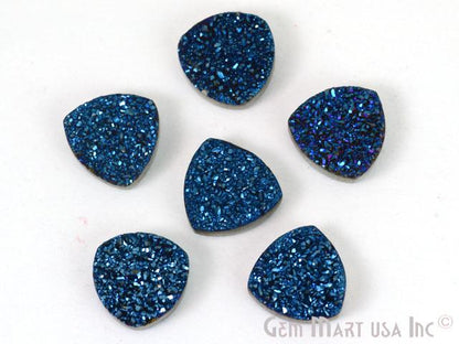 Titanium Druzy 12x16mm Octagon Shape Loose Cabochon (Pick Your Color) - GemMartUSA