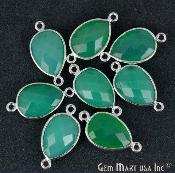 Chrysoprase Chalcedony Pear 10x14mm...