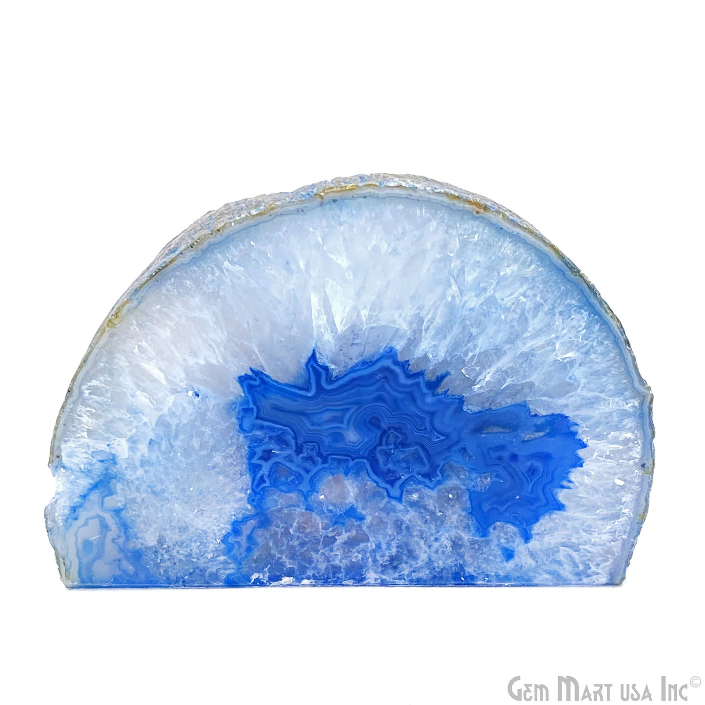 Blue Agate Votive Candle Holder, Cluster Tealight Holder