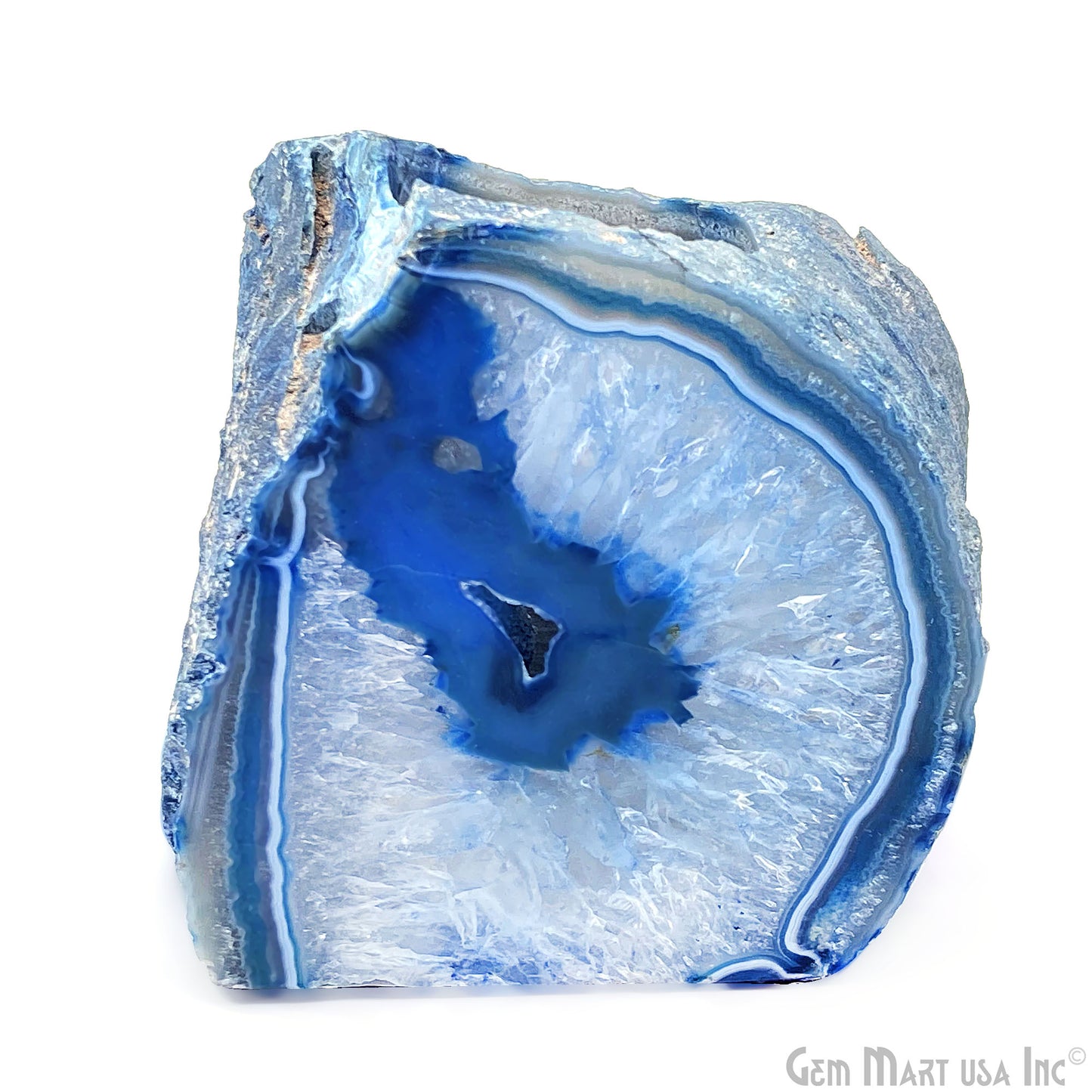 Blue Agate Votive Candle Holder, Cluster Tealight Holder