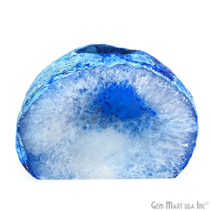 Blue Agate Votive Candle Holder, Cluster Tealight Holder