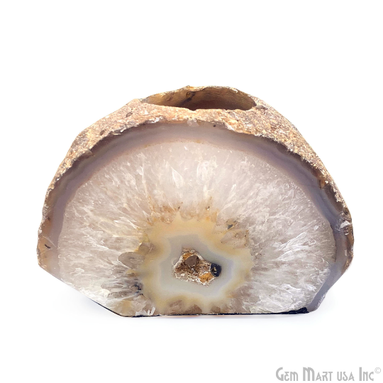Natural Agate Votive Candle...