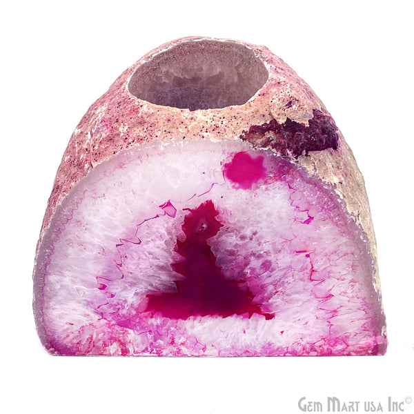 Pink Agate Votive Candle...