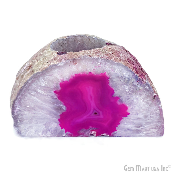 Pink Agate Votive Candle...