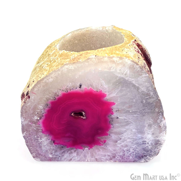 Pink Agate Votive Candle...