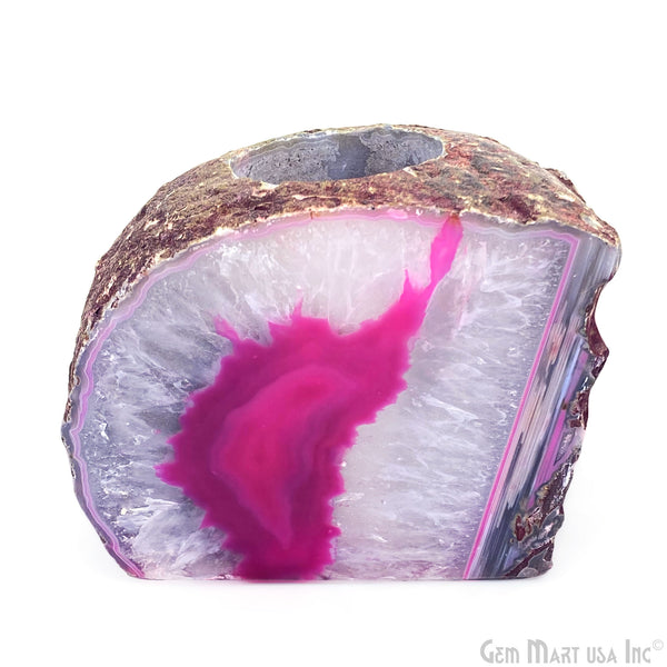Pink Agate Votive Candle...