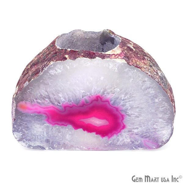 Pink Agate Votive Candle...