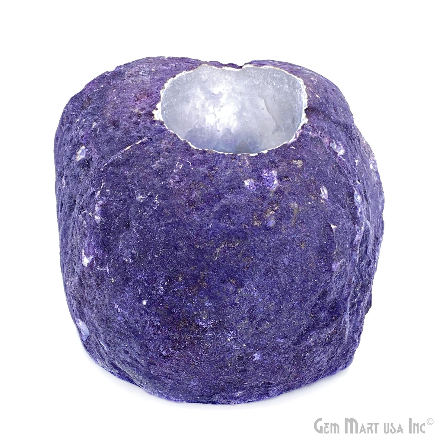 Purple Agate Votive Candle Holder, Cluster Tealight Holder