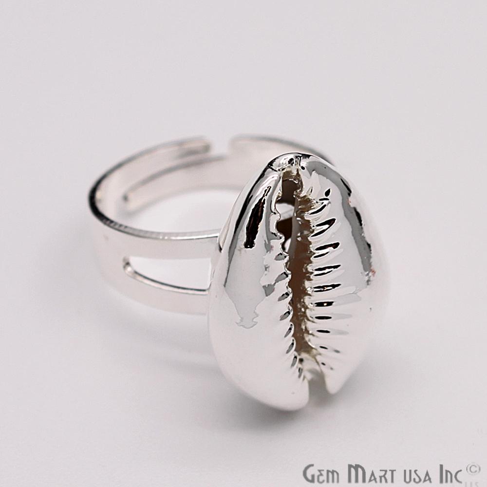 Conch Shell Ring, Conch Shape, Handmade Ring, GemMartUSA (CHPR-9) - GemMartUSA