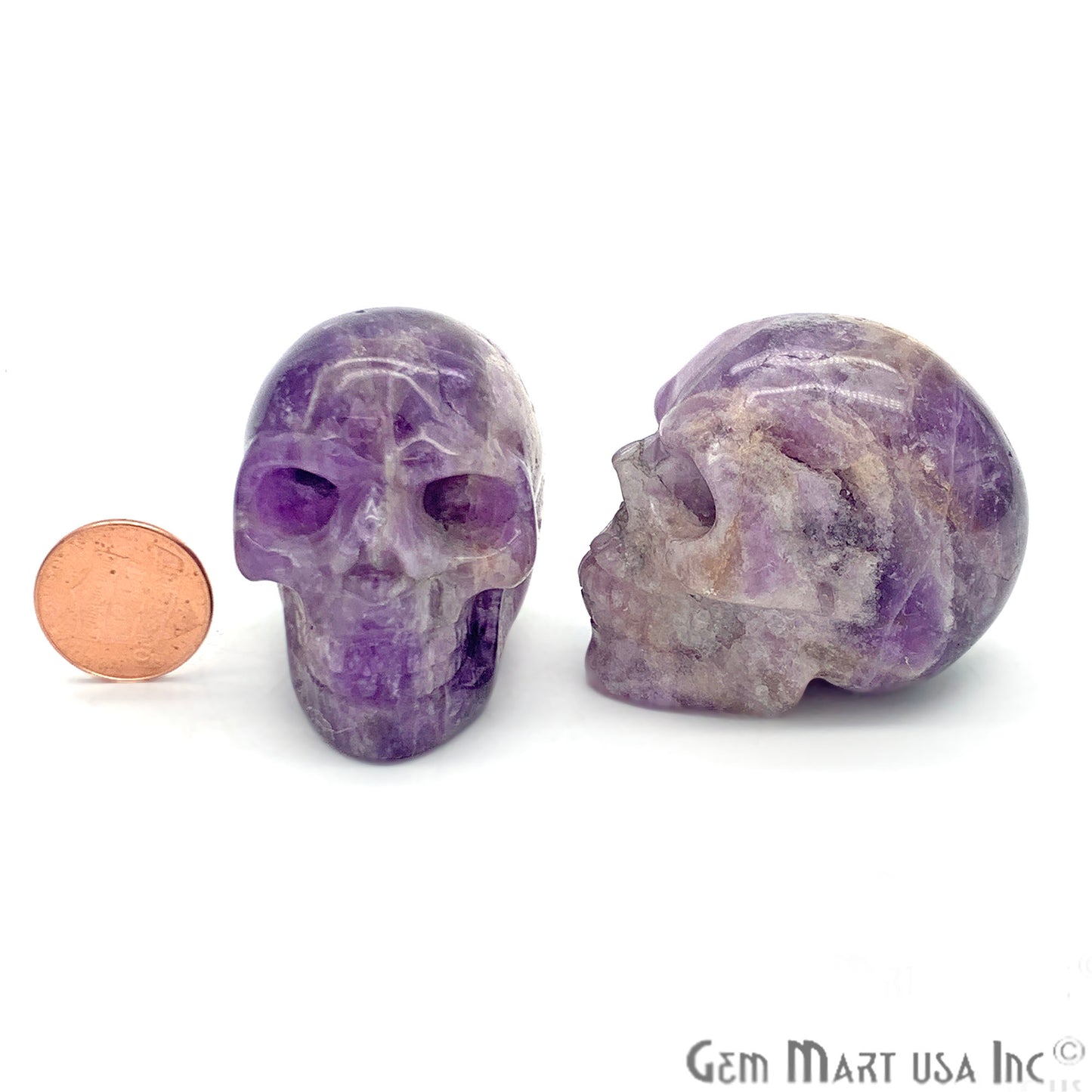 Gemstone Skull 2 Inch, Handcrafted skull,Home Decor (Pick Your Gemstone) - GemMartUSA