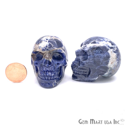 Gemstone Skull 2 Inch, Handcrafted skull,Home Decor (Pick Your Gemstone) - GemMartUSA