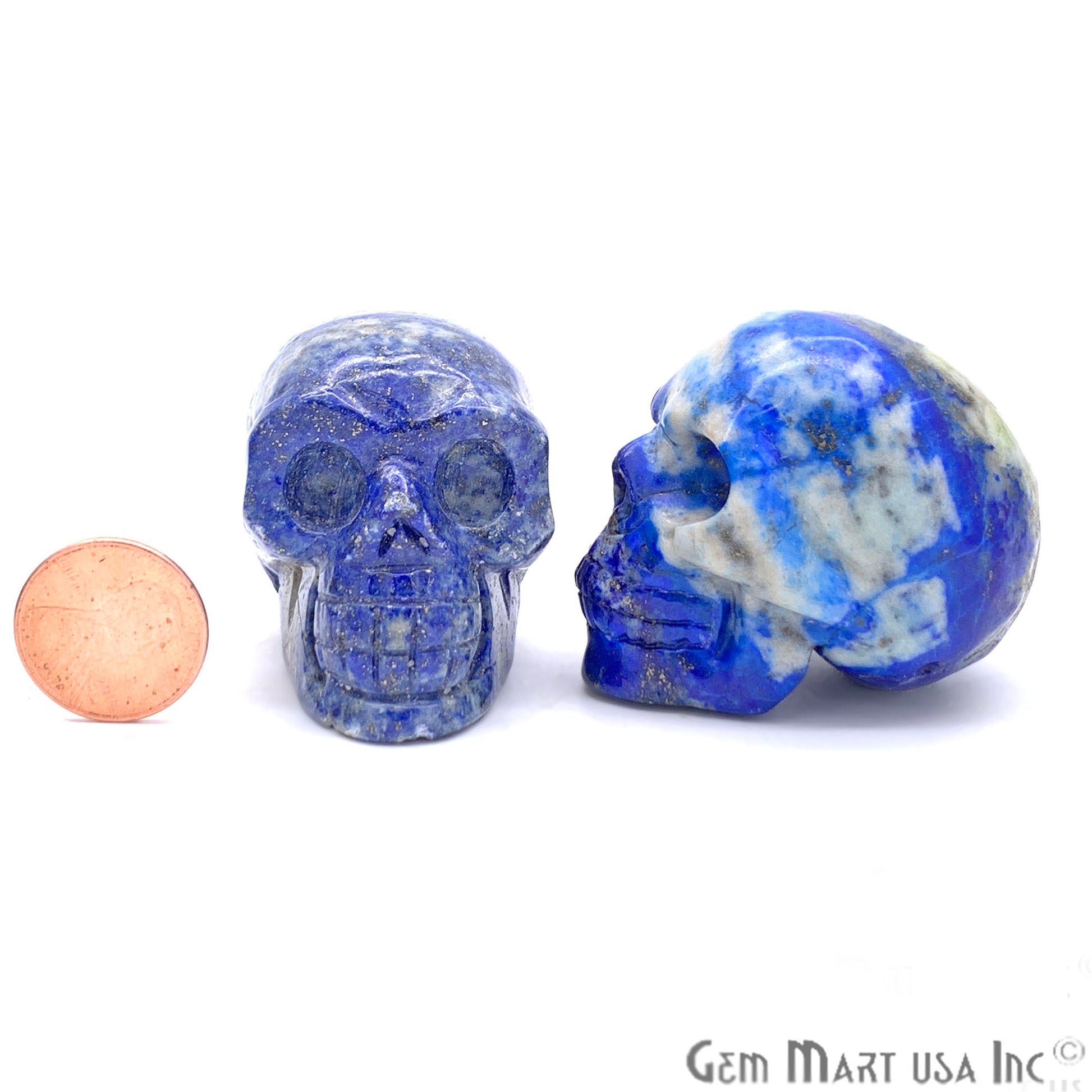 Gemstone Skull 2 Inch, Handcrafted skull,Home Decor (Pick Your Gemstone) - GemMartUSA