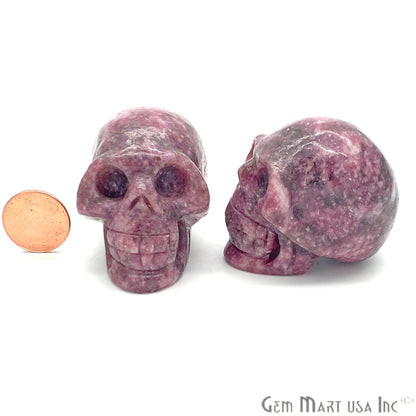 Gemstone Skull 2 Inch, Handcrafted skull,Home Decor (Pick Your Gemstone) - GemMartUSA